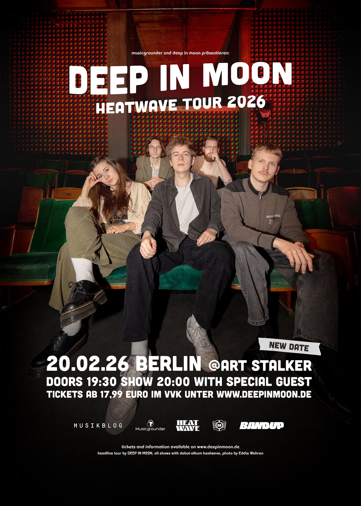 Heatwave Tour 2026 DEEP IN MOON Berlin