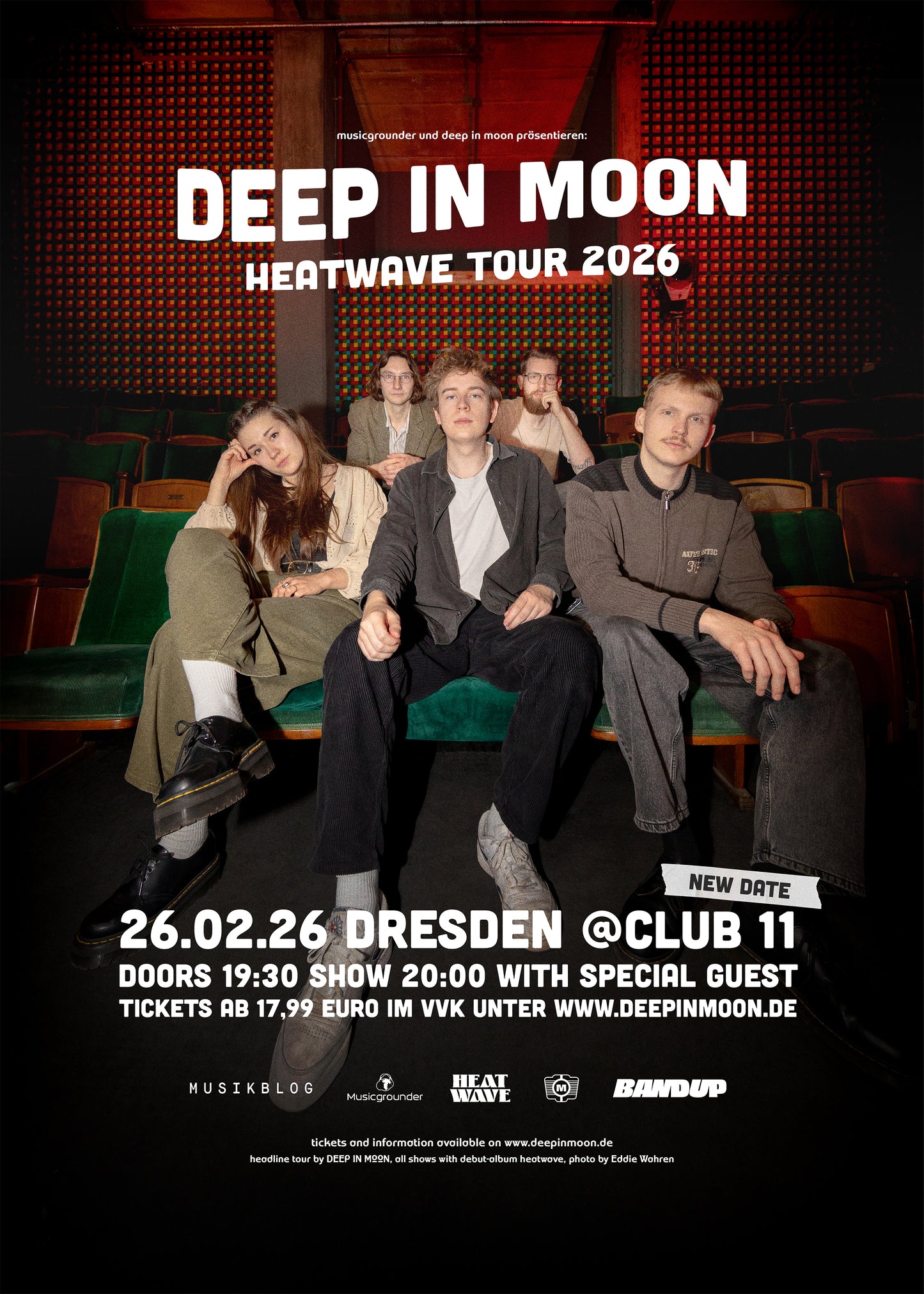 Heatwave Tour 2026 DEEP IN MOON Dresden